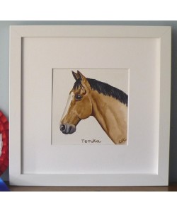 Mini Watercolour Horse Portrait